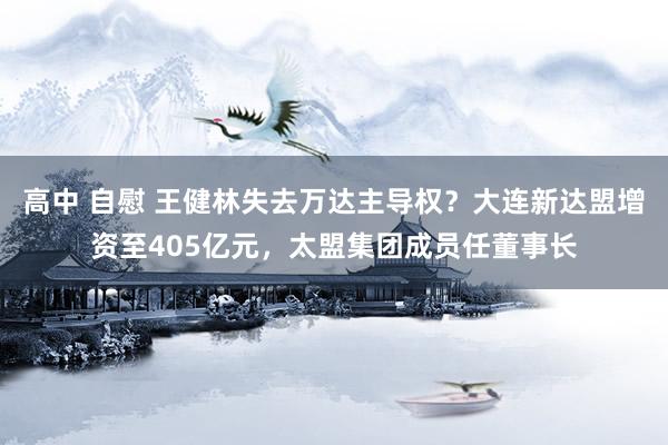 高中 自慰 王健林失去万达主导权？大连新达盟增资至405亿元，太盟集团成员任董事长