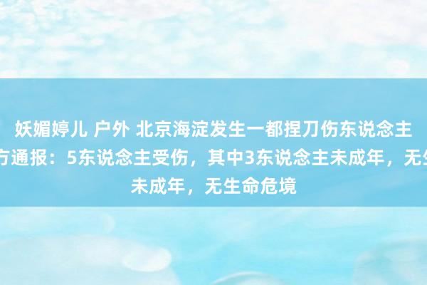 妖媚婷儿 户外 北京海淀发生一都捏刀伤东说念主案件 警方通报：5东说念主受伤，其中3东说念主未成年，无生命危境