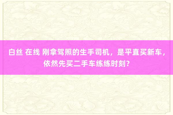 白丝 在线 刚拿驾照的生手司机，是平直买新车，依然先买二手车练练时刻？